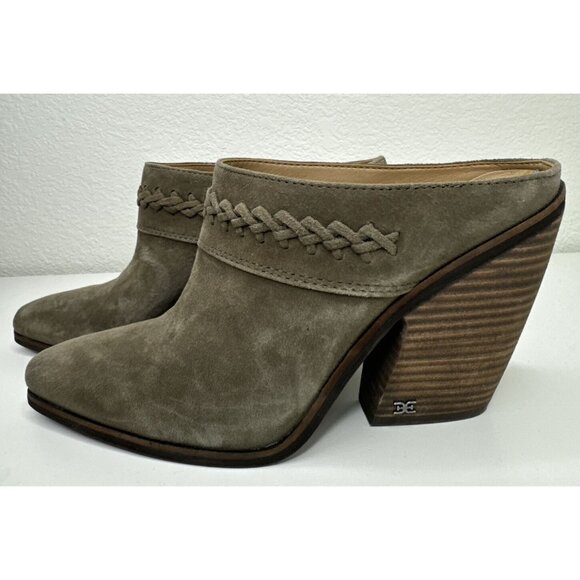 Sam Edelman Women's Alison Western Mule in Desert Olive Size 9 - Picture 5 of 14